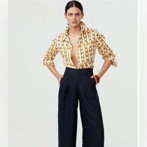 Lanhtropy linen bottom down shirt